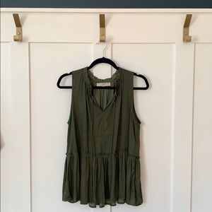 Loft Peplum Tank